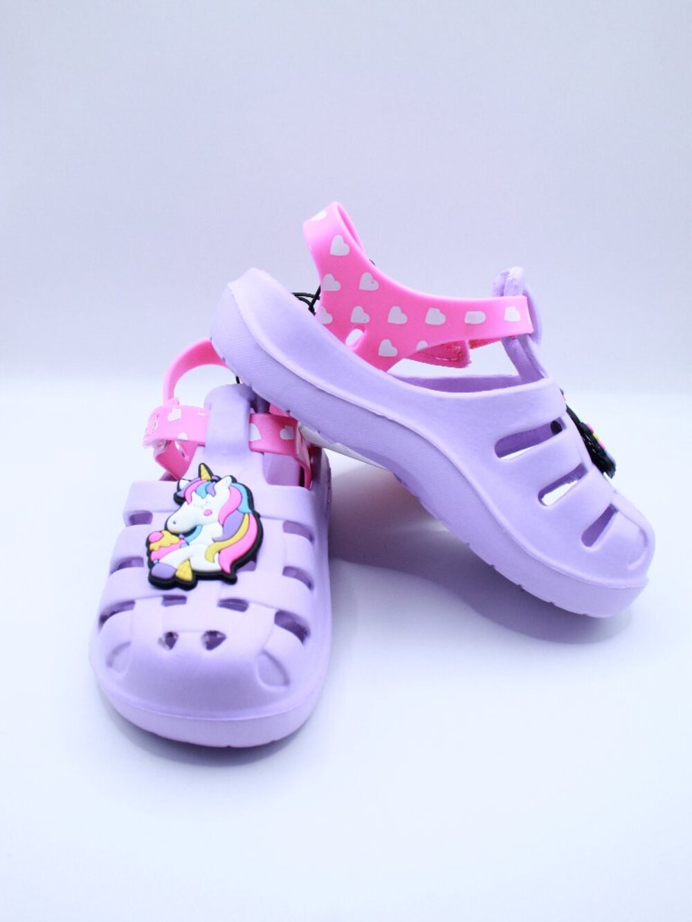 Toddler Unicorn Closed Toe Sandal Velcro Buckle